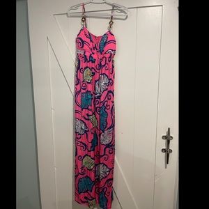 Lilly Pulitzer silk maxi dress